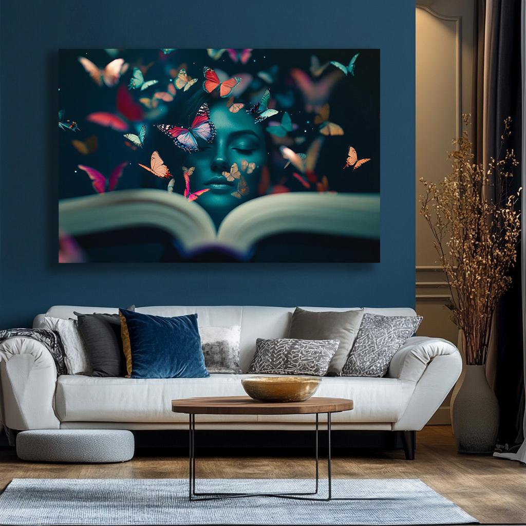 Butterfly Dreams Tapestry  Unique Artistic Design for Home Decor  Adds Magic and Wonder and Beauty to Any Room 74x94cm(29x37in)