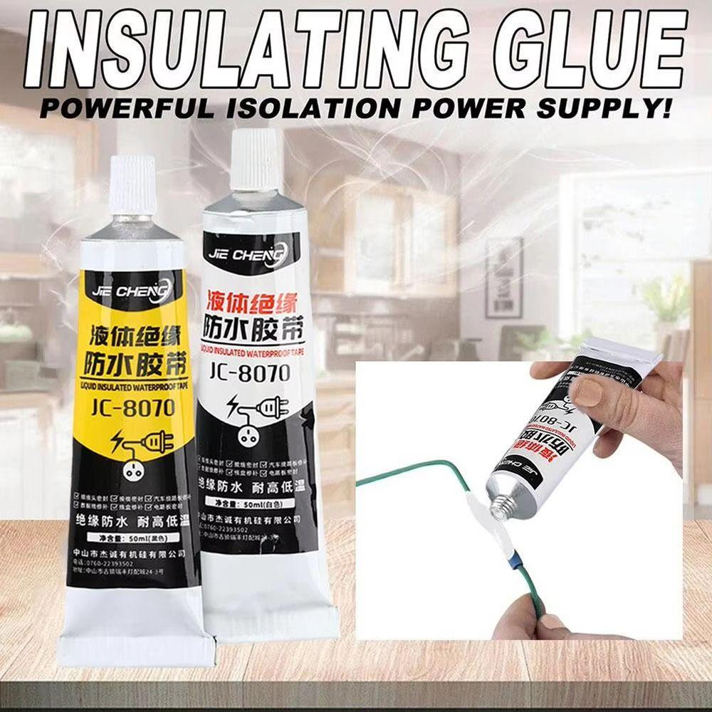 1Pcs Sealant Electrical Tape Waterproof High-Temperature Resistant Liquid Insulating Tape 50ml Wire Cable Repair Glue