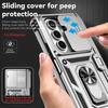 For Samsung Z Fold 7 Fold7 Case Car Magnetic Ring Stand Slide Camera Armor Shockproof Cover For Samsung Galaxy Z Fold 7 Funda