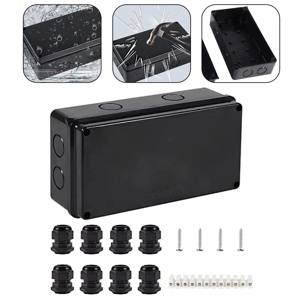 Innovative Design of an IP65 waterproof junction box suitable for multiple outdoor wiring applications size of 150 x 110 x 70 mm