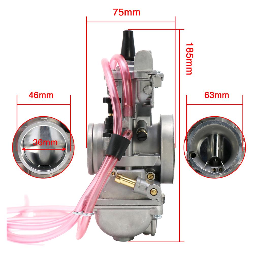 ZS Racing Keihin PWK38S PWK36S Air Striker Carb Carburetor 250exc TE250 SX125 YZ KX125 YZ250