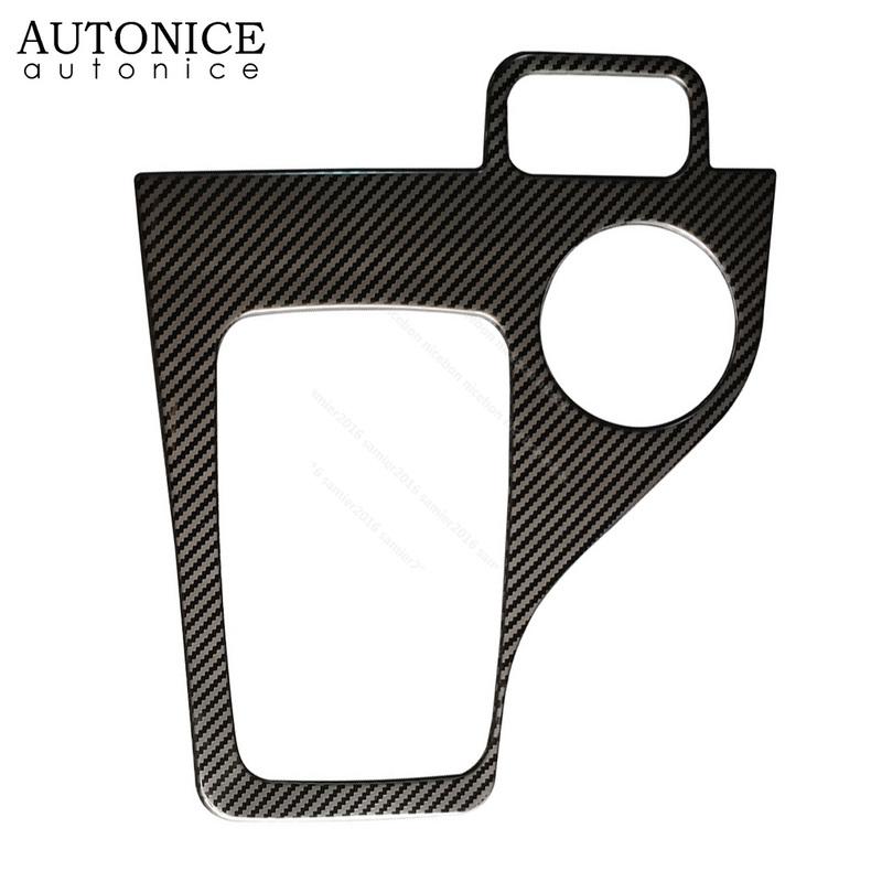 Carbon Fiber Color Stainless Auto Inner Gear Shift Panel Cover Fit for Ford Everest Endeavour Accessories Right Hand Side