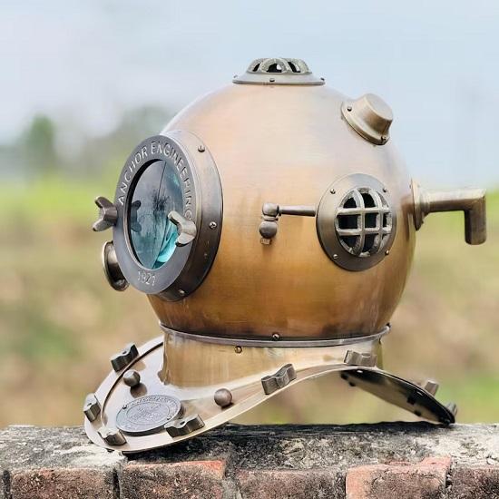 1921 Anchor Engineering Diving Helmet Deep Sea Scuba Diver Helmet Marine Nautical Decor Maritime Collectible