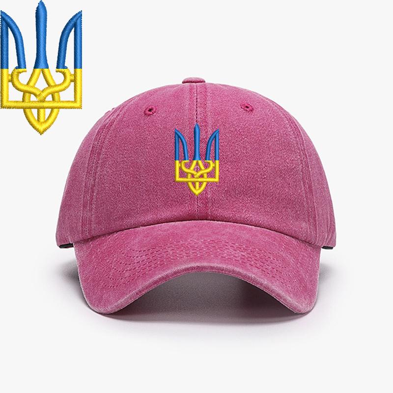 Embroidery Ukraine Trident Symbol Spetsnaz Special Forces Men Baseball Caps Brass Buckle Dad Caps Snapback Adjustable