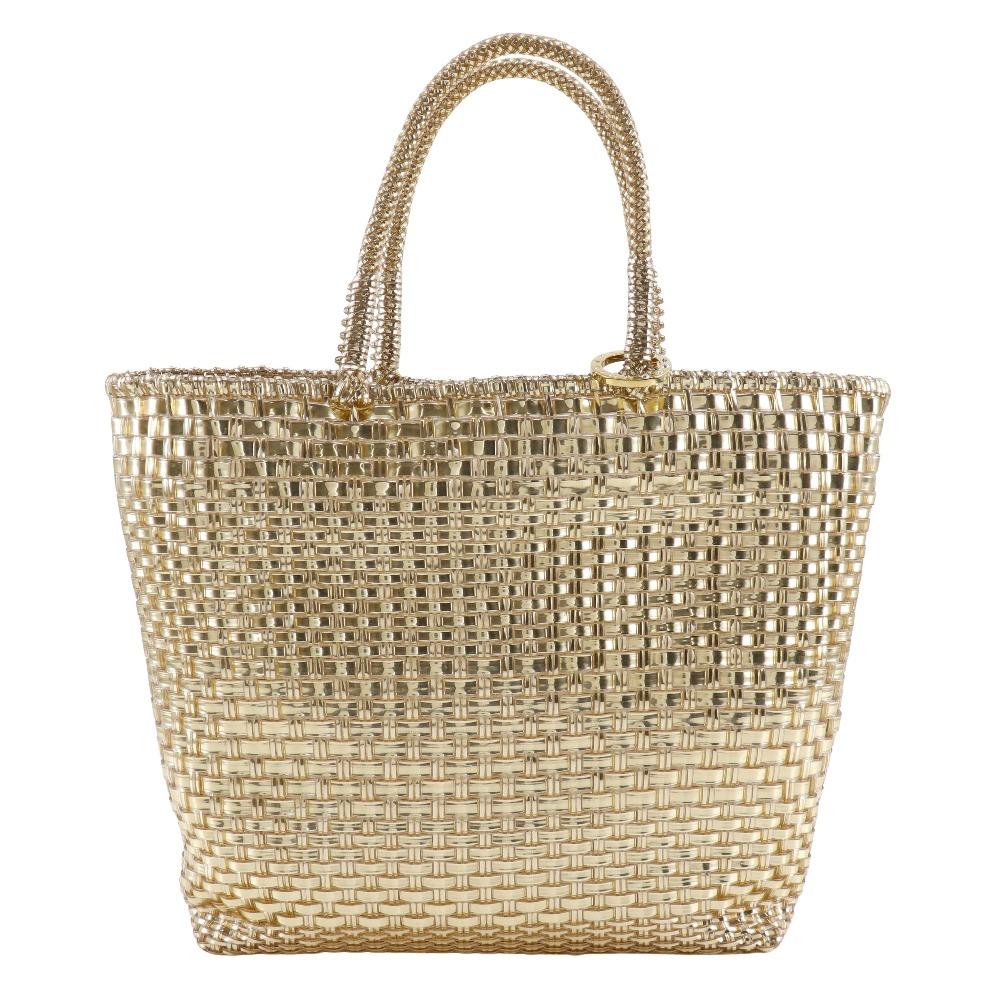ANTEPRIMA Intreccio Small Handbag gold Wire Cord Women Used