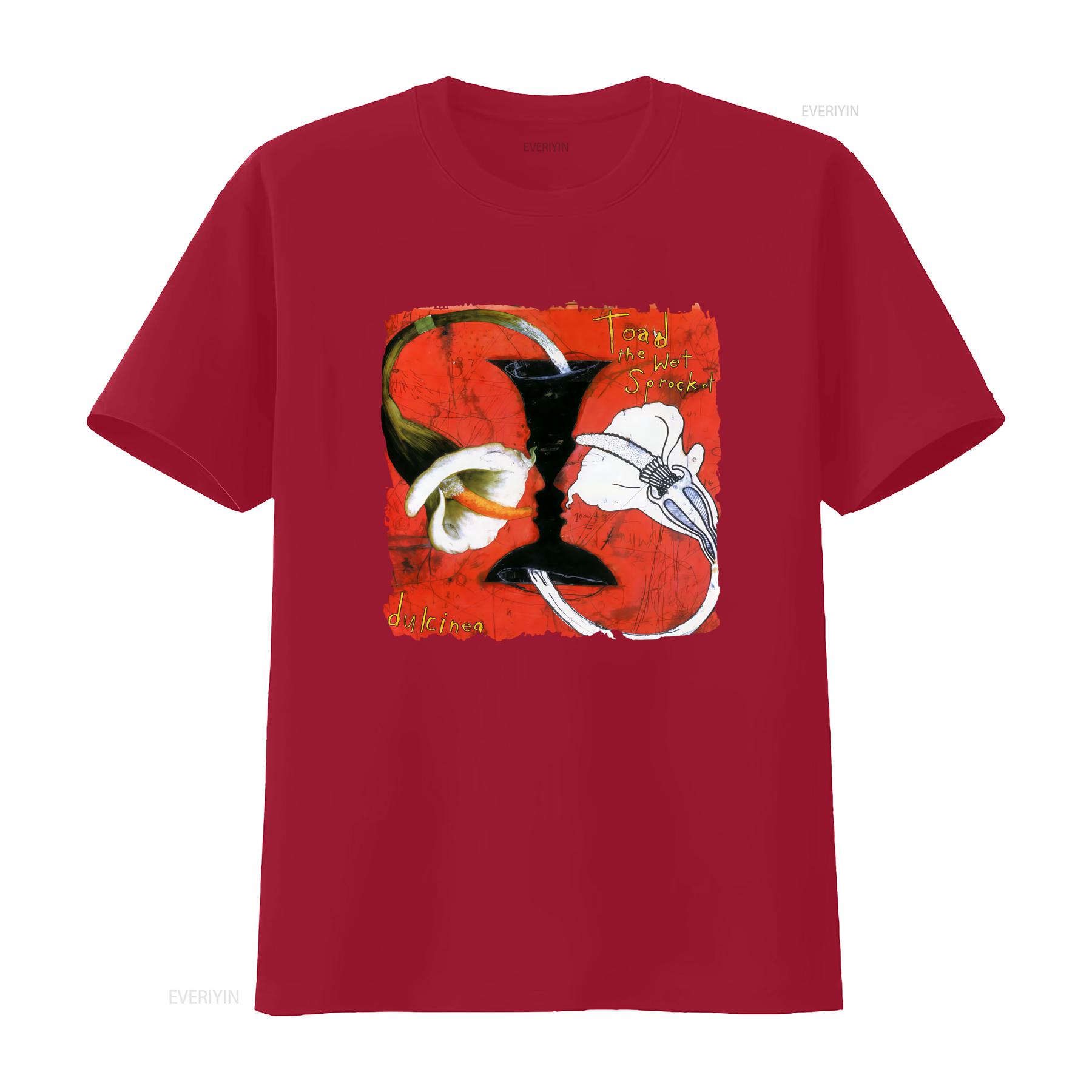 

Toad The Wet Sprocket Dulcinea Art Print Mens Cotton T Shirt Black vintage Washed Slightly Versatile Stylish Unisex fashion S