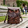 New Medieval Women's Single Shoulder Crossbody Bag, Creative Owl MINI Coin Purse Crossbody Bag, Suitable for Daily Wear and Commuting.