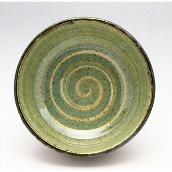 Seto ware Japanese tableware Shinsen Seitosho small bowl plate diameter approximately 12cm gray glaze Jikusa made Japan