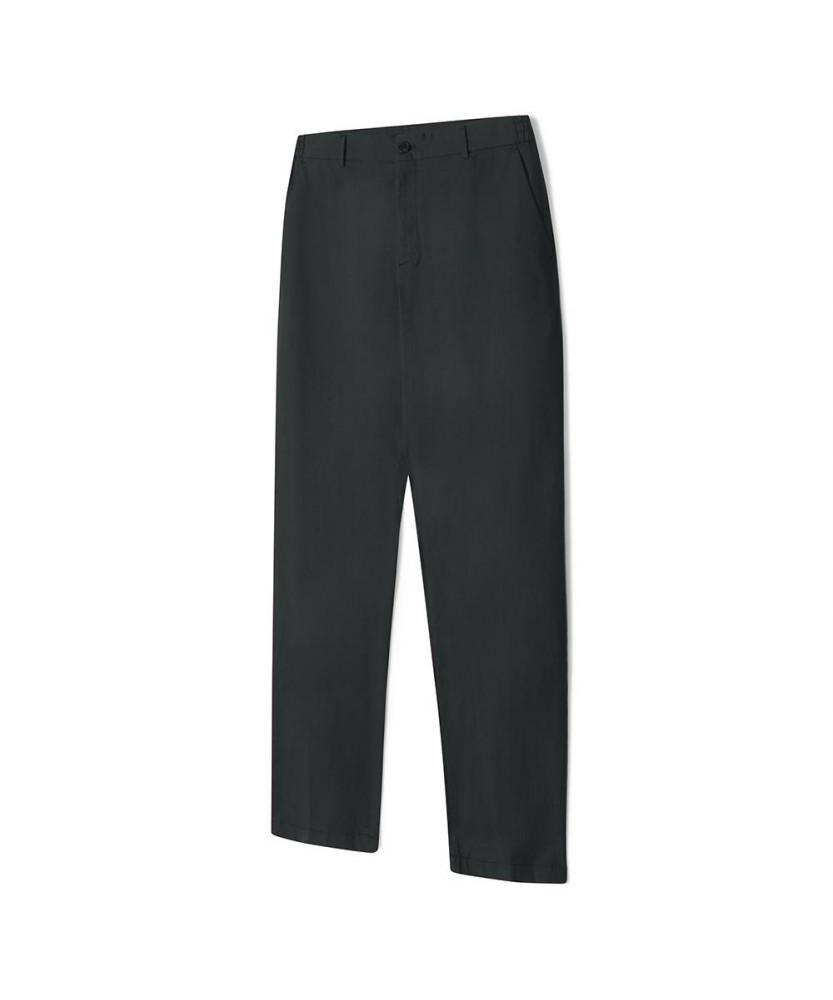 NOTIG Linen Blend Chore Set-Up Pants Charcoal Gray_Ols1Ptlp102Cg