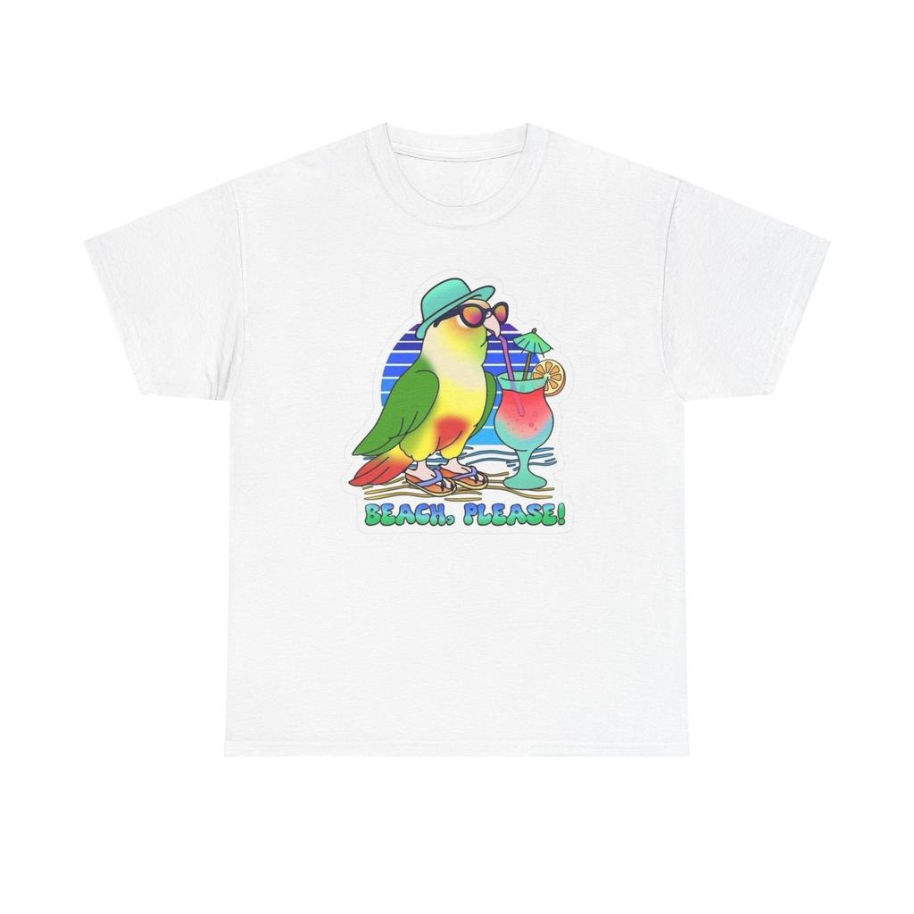 Parrothead Beach Please Buffett Graphic T-Shirt Mens Womens Tees Top Unisex Heavy Cotton Tee NEW