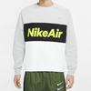 Nike Men's Sportswear Air Fleece Crew Sweatshirt Light Gray CJ4828-077