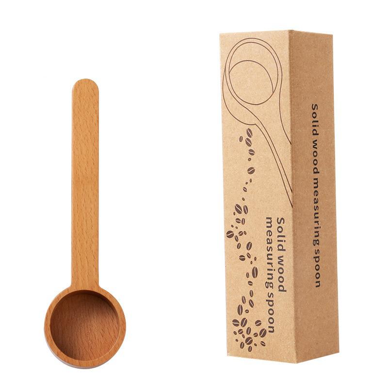 Coffee Bean Spoon Wood Spoon Several Spoons Coffee Powder Milk Powder Gram Weight Quantitative Spoon Gram Spoon Measuring Spoon