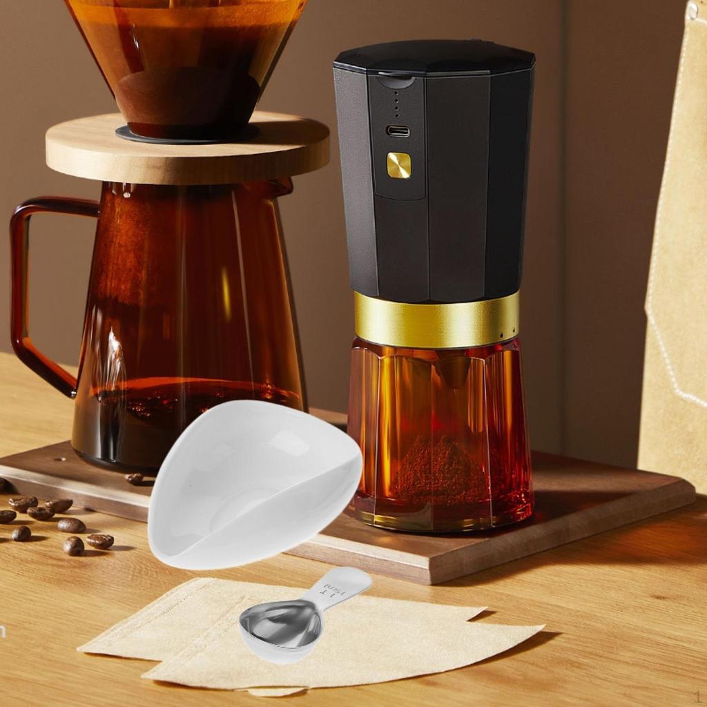 Coffee Bean Dosing Plate Tray Ceramic Snack Serving for