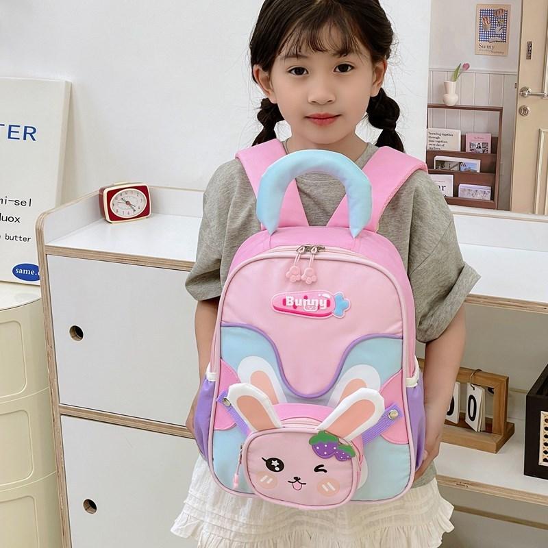 Kids School Backpack With Animal Pattern Lightweight Durable For Educational Use