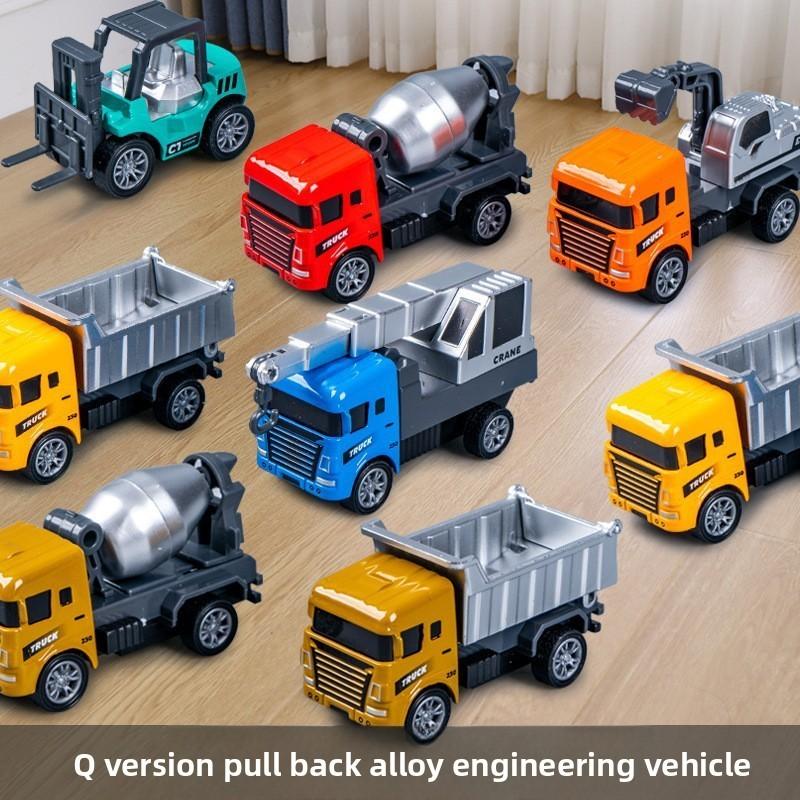 Children Toys Force Alloy Firetruck Inertia Drive Interactive Play Festival Gift