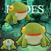 Non-Toxic Treasuringu New Hadess Frinos Plush Toys Cute Cartoon Green Frog Stuffed Dolls Anime Peripherals Soft Toy Birthday Gifts