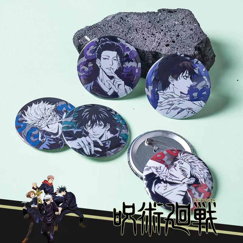 Jujutsu Kaisen Gojo Satoru Geto Suguru Spilla Anime Doppia Flash Riflettente Merchandising Anime Collezione Fan Articoli Otaku