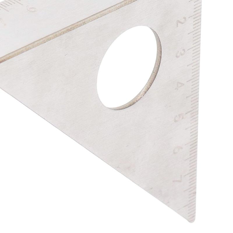 Stainless Steel Miters Triangles Ruler 45°/90° Woodworking Square Protractors 3D Multi Angles Layouts Measuring Tool