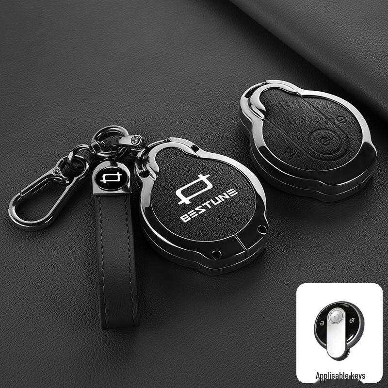 Cute Horse Key Cover for 2026 Bestune Pony - Yueyi 03/07 Metal Shell with Buckle
