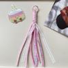 Lace Keychain Braided Rope Charm Pendant Keyring  Simple All-Matching Bag Decoration Jewelry Accessories