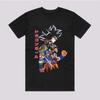 2026 Summer Dragon Ball Goku Full Form Ensemble 100 Cotton Printed Loose TShirt for Unisex and Women Parental Use Y2k
