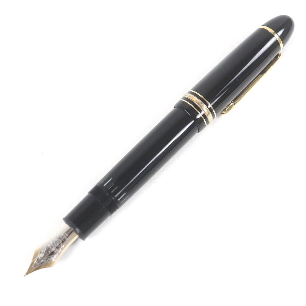 Very Good MONTBLANC fountain pen Meisterstck 149 Cap type Black gold 14K mens Used