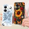 Colorful Sunflower Case For Xiaomi Redmi 13R 5G Casing Silicone Soft Phone Cases For Xiaomi Redmi 13R 13 R Redmi13R Back Cover