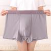 Men's Pure Cotton Mid-Waist Loose Boxer Briefs - Breathable, Plus Size, Summer Antibacterial, Anti-Pilling Underpants
