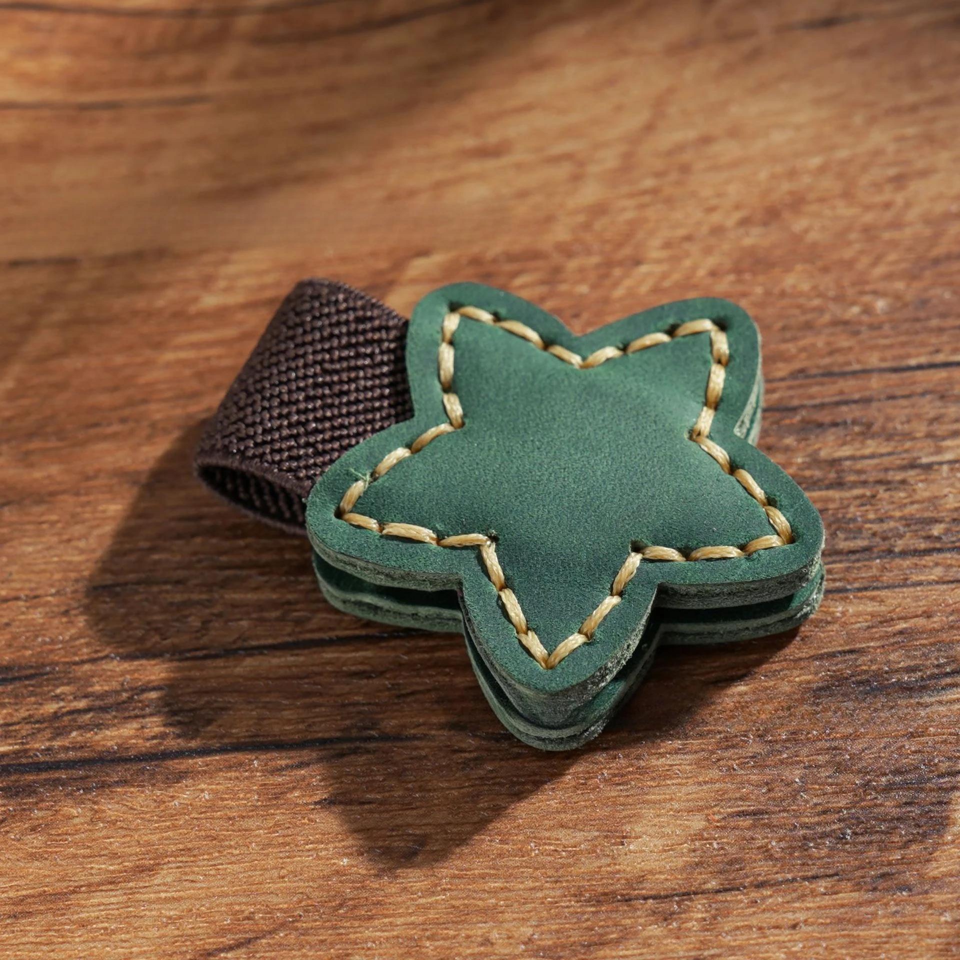 Hot Sale Magnetic Bookmark Leather Magnetic Bookmark Leather Retro Magnetic Bookmark Star Magnetic Bookmark