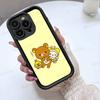 Cartoon Rilakkuma Bear Phone Case For iPhone 17 16 15 14 13 12 11 Air Plus Pro Max Soft Back Cover