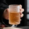 Transparente Glastasse Kreative Reliefkatze Kung Fu Teetasse Nachmittagstee Milchtasse Safttassen Colatassen Home Getränketassen