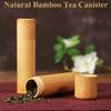 Natural Eco-friendly With Lid Jar Handmade Bamboo Organizer Container Tea Canister Storage Box