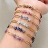 Cross-Border Fashion Natural Stone Beaded Stainless Steel Bracelet: Versatile High-End Design