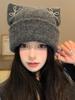 Winter Women Stretchy Sweet Cute Bow Hats Fashion Warm Beanie Hat Solid Knitted Skullies Adult Cover Head Caps Casual New Korean