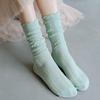 Hollow Out Woman Socks Cotton Velvet Soft Summer Thin Breathable Long Socks Japanese Style Kawaii Cute Harajuku Princess Socks
