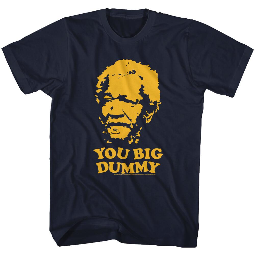 Sanford Son Funny 70 TV Show You Big Dummy Men T Shirt REDD FOXX XXXXL
