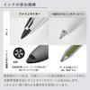 KOKUYO Fine Writer Fine WP, Tip, Silver, WP-F100C