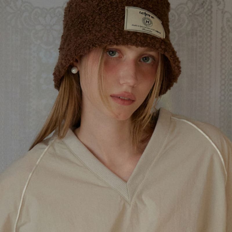 Leterie TEDDY BUCKET HAT_BROWN