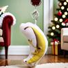 Funny Big Banana Voice Keychain Banana Doll Banana Key Chain New Silly Big Banana Bag Pendant