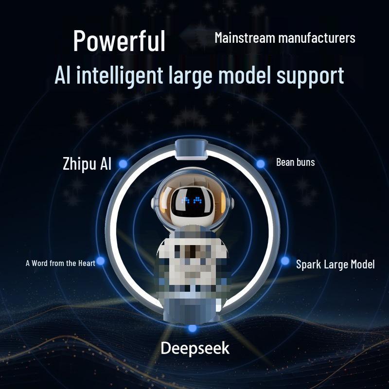 WiFi Großes Modell DODO Astronaut Smart AI Bluetooth Lautsprecher mit TF-Karte & Wecker.