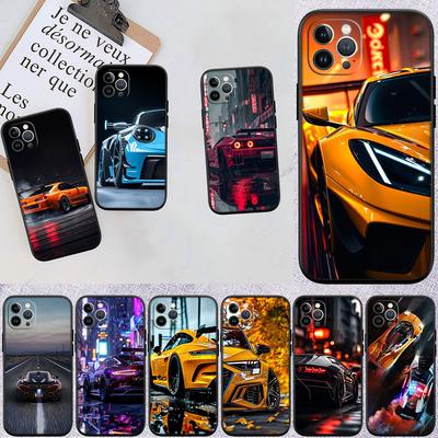 MY26 Supercar Sport Car Soft Shell Phone Case for iPhone SE X XS XR 11 16E 17 Pro Max Air 8 7 6 6s Plus