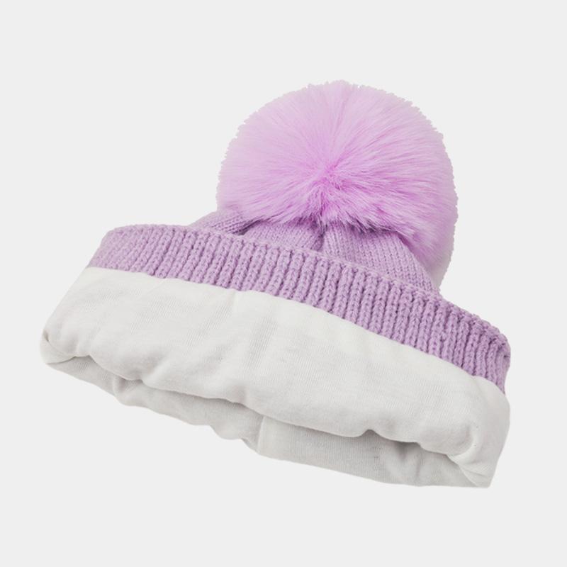 Fashion Autumn Custom Unisex Warm Kids Knitted Windproof Winter Children Beanie Hats