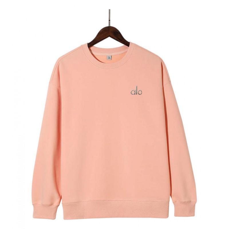 Unisex Baumwoll Oversize Rundhals-Sweatshirt Mit Gesticktem Buchstaben-Design Streetwear Lässiges Langarm-Oberteil