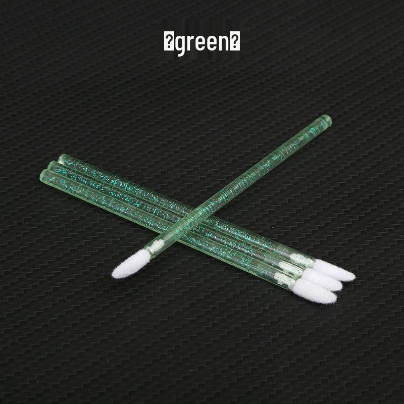 Crystal Disposable Lip Brush: Slanted Mini Lip Gloss & Lipstick Applicator