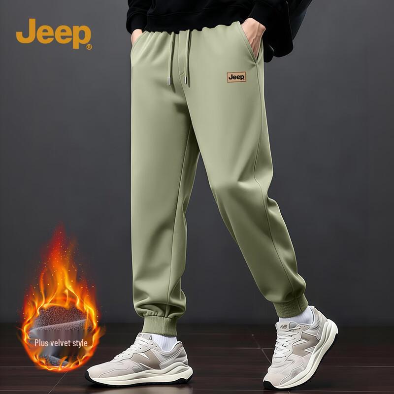 Jeep Унисекс джоггеры на кулиске с флисовой подкладкой 4XL
