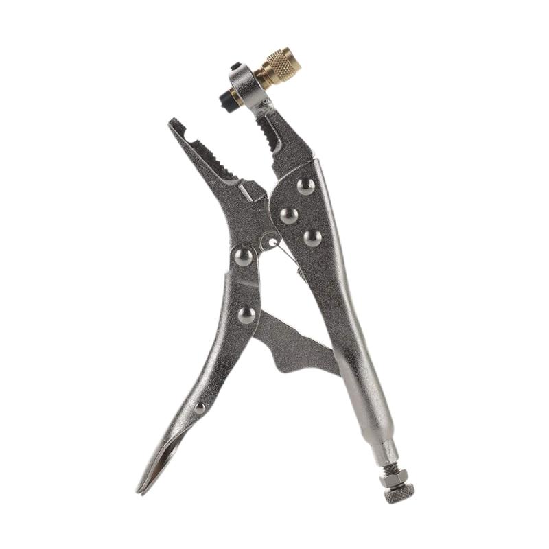 Anti-Rust Refrigerant Recovery Tube Locking Plier Gift for DIY Work Friends and Family Apply To Home Appliance Repairmen