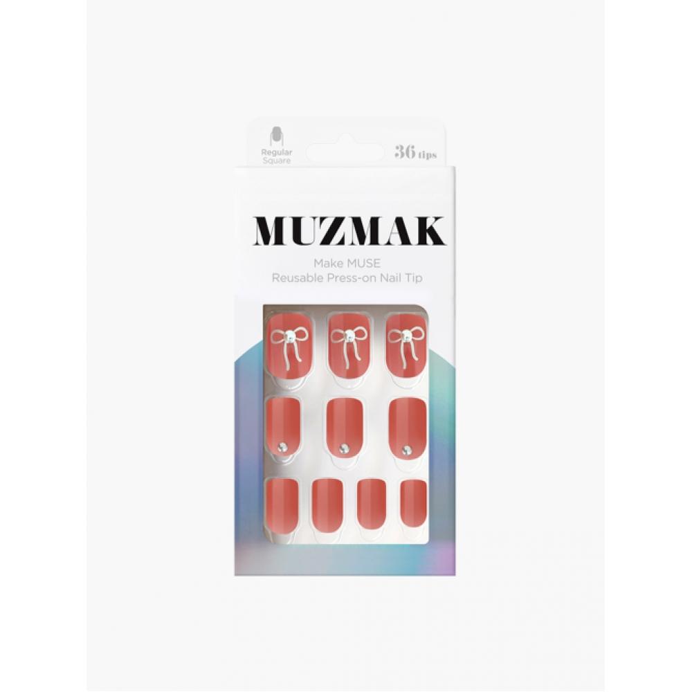 Muzmak Reusable Nail Tips Mercury  Regular Square 
