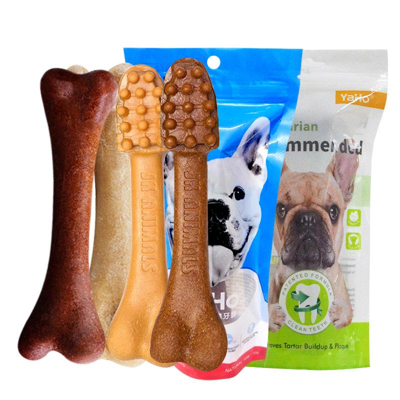 Dog Teething Sticks Large Bone-shaped Dog Chews Large Dog Teething Durable Dog Snacks