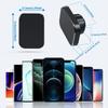 ABS Magnetic Car Phone Holder Support Feature Easy Installation for Drivers Firm Adhesion to Curved Dashboard