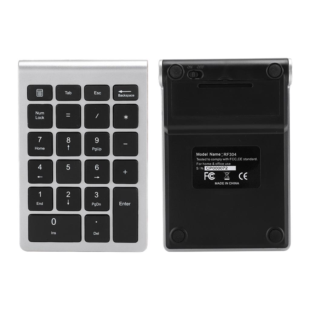 RF304 22 Keys Numeric Keypad USB 2.4G Wireless Mini Keyboard with Receiver